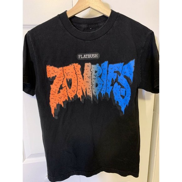 Flatbush Zombies Black Orange Blue T Shirt Men’s Sz S Rare - Picture 3 of 6